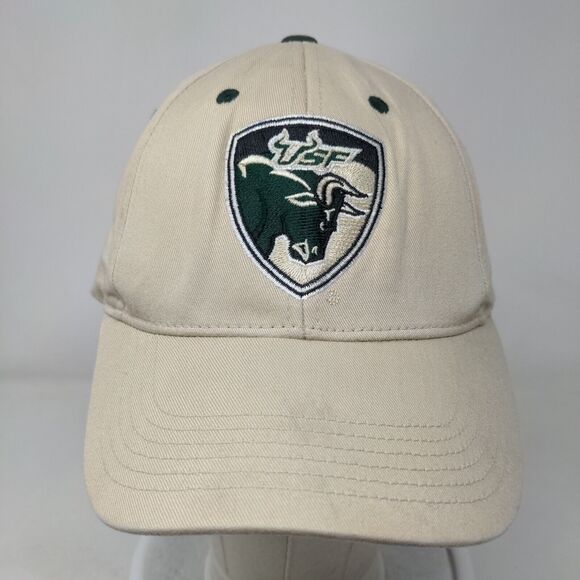 South Florida Bulls Strapback Hat Tan OSFA Embroidered Captivating Headwear - Picture 2 of 9